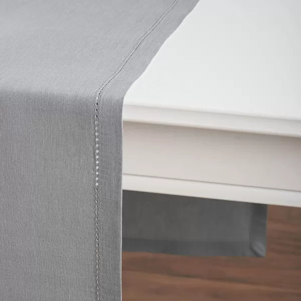 Maison d Hermine Placemats 100 Linen Decorative Cloth Place Mat Washable Dinner Placemat for Holiday Dinner Wedding Baby Shower amp Dining Avignon  Jet Stream Set of 414x36 Table Runner Avignon  Silver Sconce