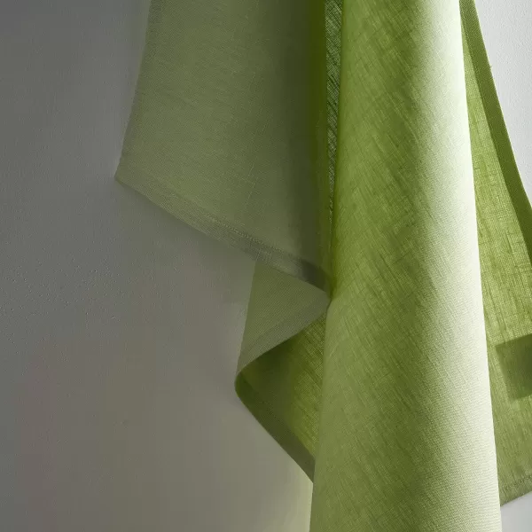 Maison d Hermine Placemats 100 Linen Decorative Cloth Place Mat Washable Dinner Placemat for Holiday Dinner Wedding Baby Shower amp Dining Avignon  Jet Stream Set of 420x2750 Kitchen Towels Avignon  Tender Green