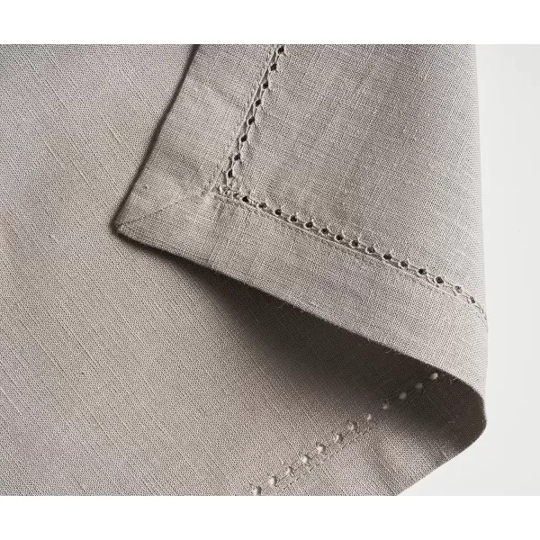 Maison d Hermine Placemats 100 Linen Decorative Cloth Place Mat Washable Dinner Placemat for Holiday Dinner Wedding Baby Shower amp Dining Avignon  Jet Stream Set of 413x19 Placemats Avignon  Satellite