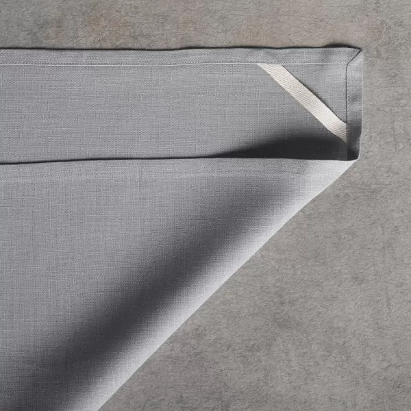 Maison d Hermine Placemats 100 Linen Decorative Cloth Place Mat Washable Dinner Placemat for Holiday Dinner Wedding Baby Shower amp Dining Avignon  Jet Stream Set of 420x2750 Kitchen Towels Avignon  Silver Sconce