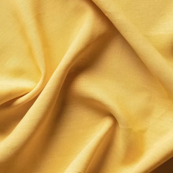 Maison d Hermine Placemats 100 Linen Decorative Cloth Place Mat Washable Dinner Placemat for Holiday Dinner Wedding Baby Shower amp Dining Avignon  Jet Stream Set of 414x48 Table Runner Avignon  Ochre