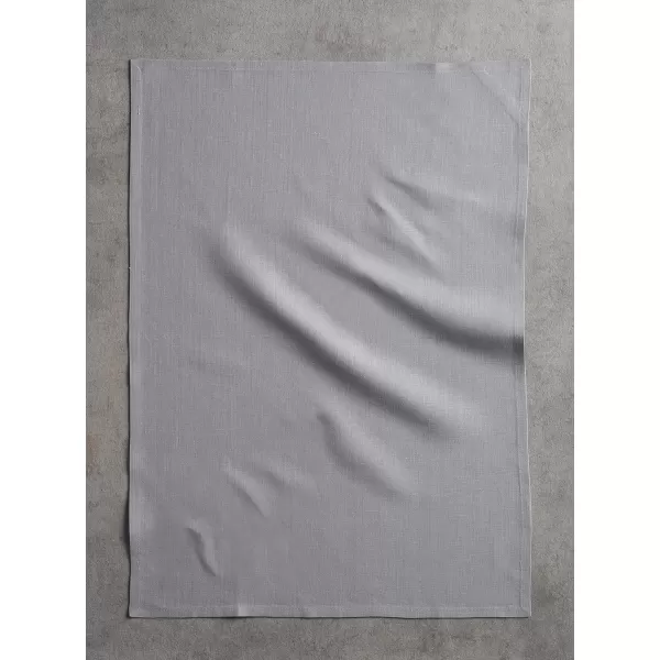 Maison d Hermine Placemats 100 Linen Decorative Cloth Place Mat Washable Dinner Placemat for Holiday Dinner Wedding Baby Shower amp Dining Avignon  Jet Stream Set of 420x2750 Kitchen Towels Avignon  Silver Sconce