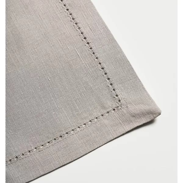 Maison d Hermine Placemats 100 Linen Decorative Cloth Place Mat Washable Dinner Placemat for Holiday Dinner Wedding Baby Shower amp Dining Avignon  Jet Stream Set of 413x19 Placemats Avignon  Satellite