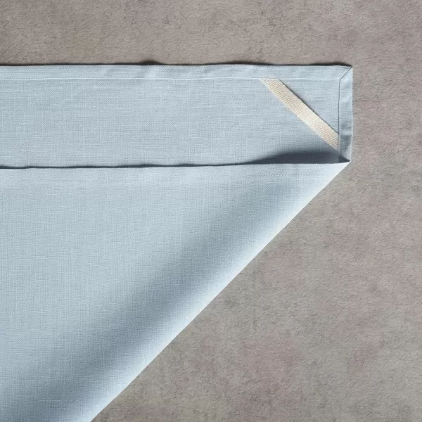 Maison d Hermine Placemats 100 Linen Decorative Cloth Place Mat Washable Dinner Placemat for Holiday Dinner Wedding Baby Shower amp Dining Avignon  Jet Stream Set of 420x2750 Kitchen Towels Avignon  Niagara Mist