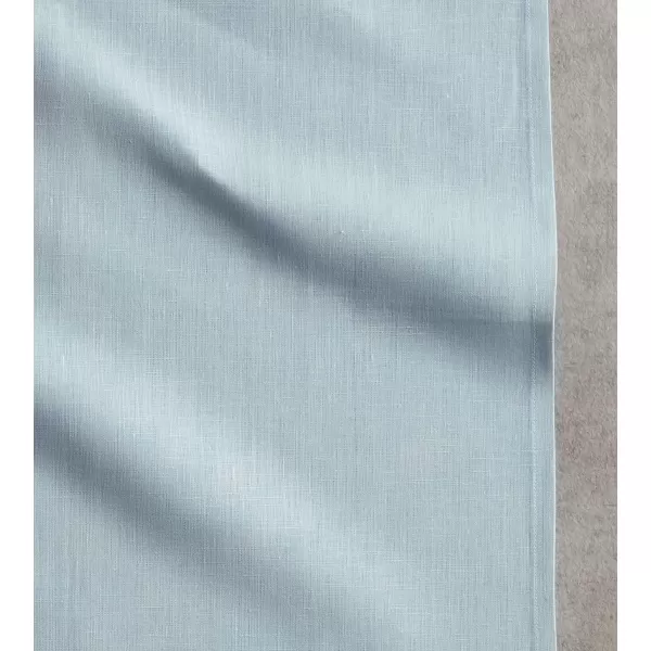 Maison d Hermine Placemats 100 Linen Decorative Cloth Place Mat Washable Dinner Placemat for Holiday Dinner Wedding Baby Shower amp Dining Avignon  Jet Stream Set of 420x2750 Kitchen Towels Avignon  Niagara Mist