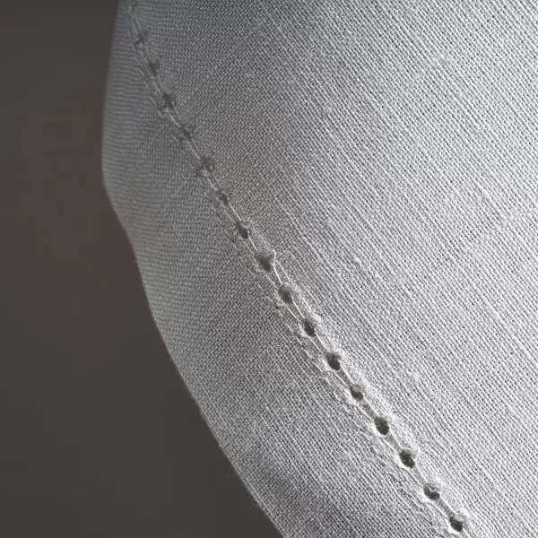 Maison d Hermine Placemats 100 Linen Decorative Cloth Place Mat Washable Dinner Placemat for Holiday Dinner Wedding Baby Shower amp Dining Avignon  Jet Stream Set of 420x20 Napkins Avignon  Micro Chip