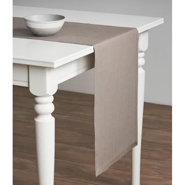 Maison d Hermine Placemats 100 Linen Decorative Cloth Place Mat Washable Dinner Placemat for Holiday Dinner Wedding Baby Shower amp Dining Avignon  Jet Stream Set of 414x48 Table Runner Avignon  Satellite