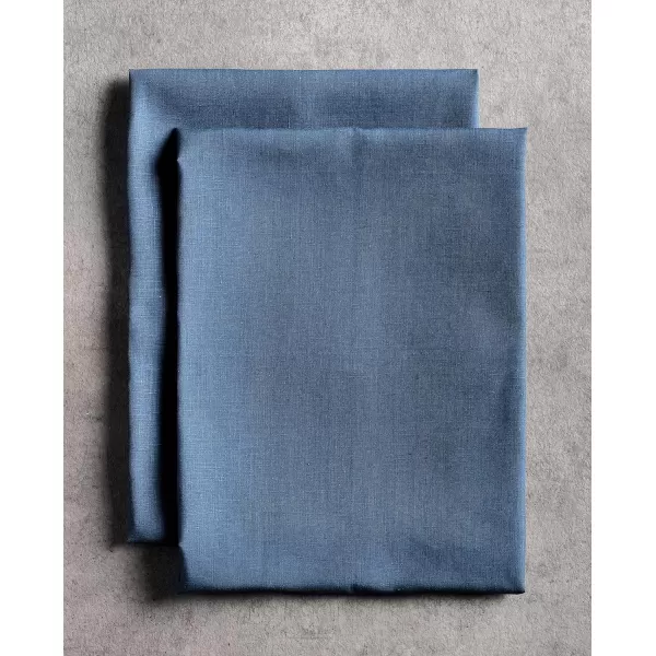 Maison d Hermine Placemats 100 Linen Decorative Cloth Place Mat Washable Dinner Placemat for Holiday Dinner Wedding Baby Shower amp Dining Avignon  Jet Stream Set of 420x2750 Kitchen Towels Avignon  Bering Sea