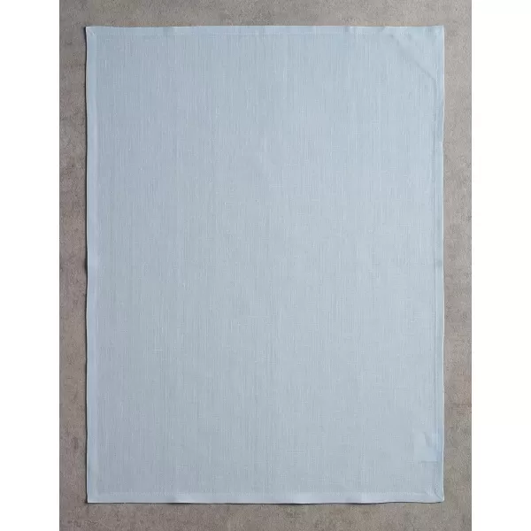 Maison d Hermine Placemats 100 Linen Decorative Cloth Place Mat Washable Dinner Placemat for Holiday Dinner Wedding Baby Shower amp Dining Avignon  Jet Stream Set of 420x2750 Kitchen Towels Avignon  Niagara Mist