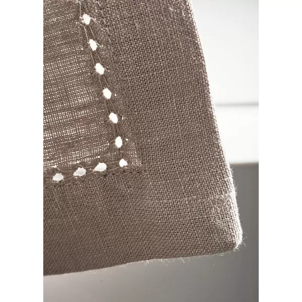 Maison d Hermine Placemats 100 Linen Decorative Cloth Place Mat Washable Dinner Placemat for Holiday Dinner Wedding Baby Shower amp Dining Avignon  Jet Stream Set of 420x20 Napkins Avignon  Satellite