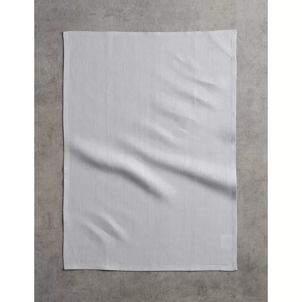Maison d Hermine Placemats 100 Linen Decorative Cloth Place Mat Washable Dinner Placemat for Holiday Dinner Wedding Baby Shower amp Dining Avignon  Jet Stream Set of 420x2750 Kitchen Towels Avignon  Micro Chip