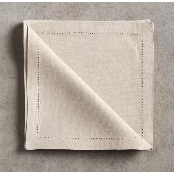 Maison d Hermine Placemats 100 Linen Decorative Cloth Place Mat Washable Dinner Placemat for Holiday Dinner Wedding Baby Shower amp Dining Avignon  Jet Stream Set of 420x20 Napkins Avignon  Ancient Scroll