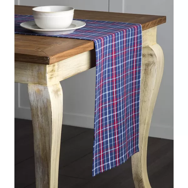 Maison d Hermine Tablerunner 100 Cotton 1450x108 Decorative Washable Table Runners for Dining Buffet Parties amp Camping Zealand  Atmosphere1450x108 Den Bosch  Blue Depths