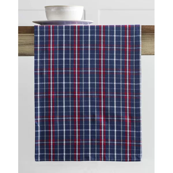 Maison d Hermine Tablerunner 100 Cotton 1450x108 Decorative Washable Table Runners for Dining Buffet Parties amp Camping Zealand  Atmosphere1450x108 Den Bosch  Blue Depths