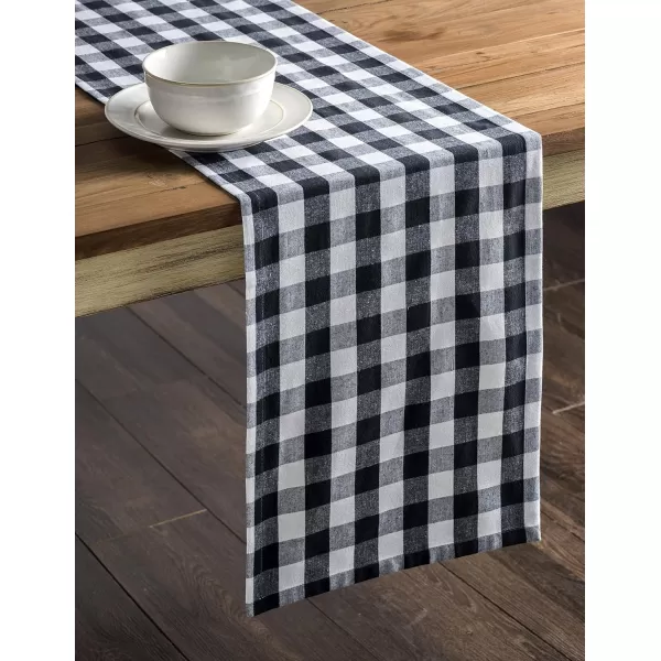 Maison d Hermine Tablerunner 100 Cotton 1450x108 Decorative Washable Table Runners for Dining Buffet Parties amp Camping Zealand  Atmosphere1450x108 Rosmalen  Moonless Night