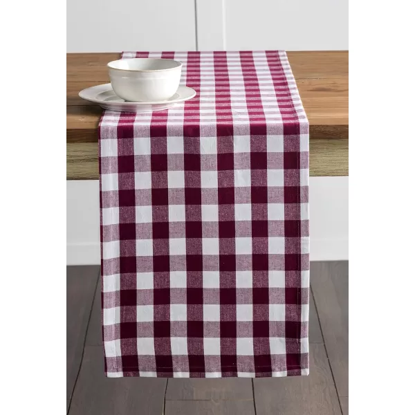 Maison d Hermine Tablerunner 100 Cotton 1450x108 Decorative Washable Table Runners for Dining Buffet Parties amp Camping Zealand  Atmosphere1450x108 Rosmalen  Rhododendron