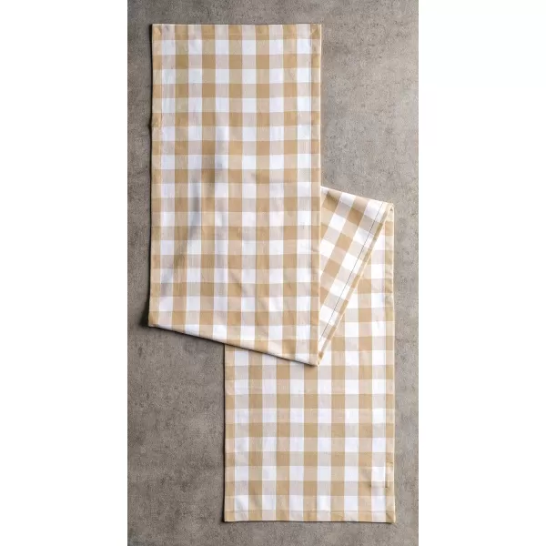 Maison d Hermine Tablerunner 100 Cotton 1450x108 Decorative Washable Table Runners for Dining Buffet Parties amp Camping Zealand  Atmosphere1450x108 Rosmalen  Latte