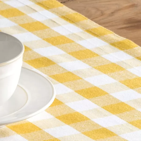 Maison d Hermine Tablerunner 100 Cotton 1450x108 Decorative Washable Table Runners for Dining Buffet Parties amp Camping Zealand  Atmosphere1450x108 Rosmalen  Nugget Gold