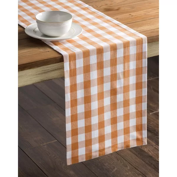 Maison d Hermine Tablerunner 100 Cotton 1450x108 Decorative Washable Table Runners for Dining Buffet Parties amp Camping Zealand  Atmosphere1450x108 Rosmalen  Apricot Tan