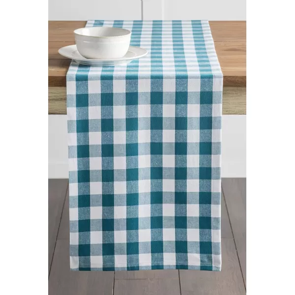 Maison d Hermine Tablerunner 100 Cotton 1450x108 Decorative Washable Table Runners for Dining Buffet Parties amp Camping Zealand  Atmosphere1450x108 Rosmalen  Ocean Depths