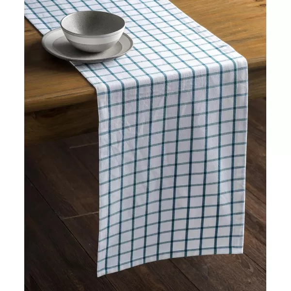 Maison d Hermine Tablerunner 100 Cotton 1450x108 Decorative Washable Table Runners for Dining Buffet Parties amp Camping Zealand  Atmosphere1450x108 Zuidholland  Ocean Depths