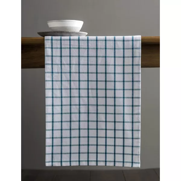 Maison d Hermine Tablerunner 100 Cotton 1450x108 Decorative Washable Table Runners for Dining Buffet Parties amp Camping Zealand  Atmosphere1450x108 Zuidholland  Ocean Depths