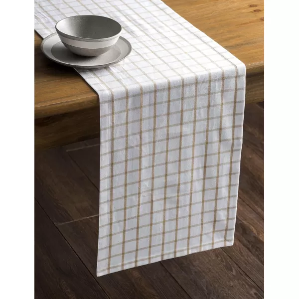 Maison d Hermine Tablerunner 100 Cotton 1450x108 Decorative Washable Table Runners for Dining Buffet Parties amp Camping Zealand  Atmosphere1450x108 Zuidholland  Latte
