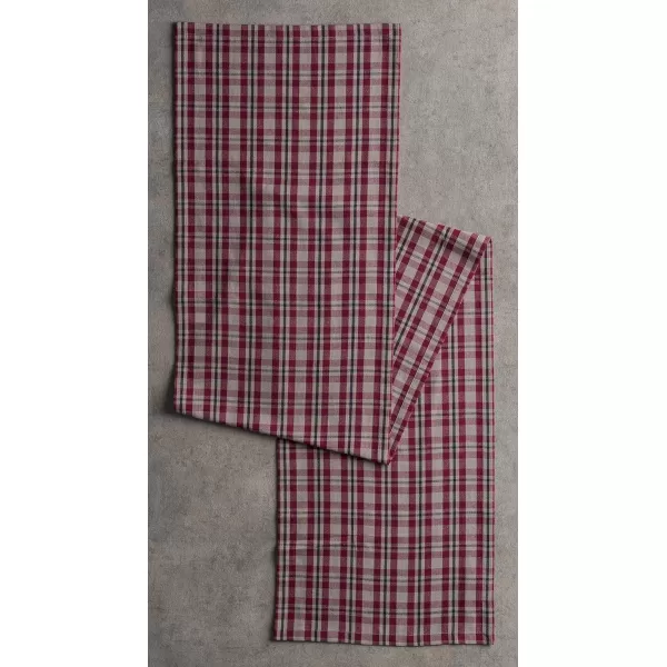 Maison d Hermine Tablerunner 100 Cotton 1450x108 Decorative Washable Table Runners for Dining Buffet Parties amp Camping Zealand  Atmosphere1450x108 Zealand  Red Plum