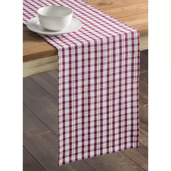 Maison d Hermine Tablerunner 100 Cotton 1450x108 Decorative Washable Table Runners for Dining Buffet Parties amp Camping Zealand  Atmosphere1450x108 Zealand  Rhododendron