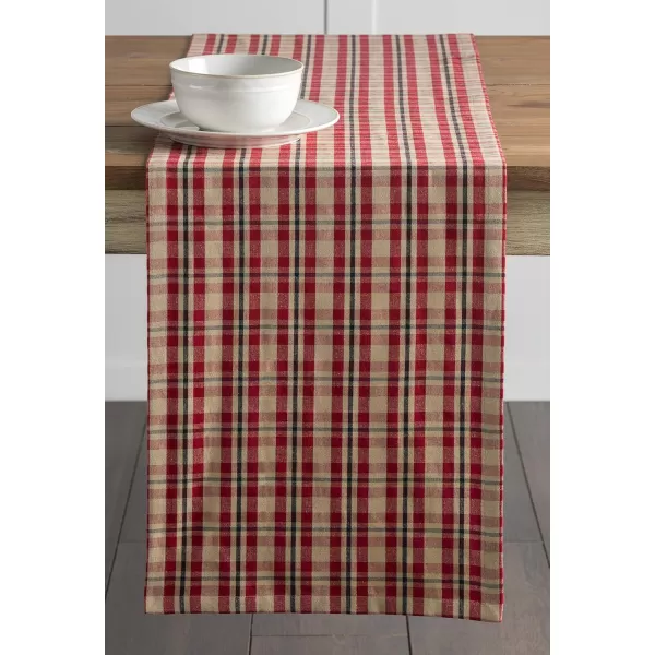 Maison d Hermine Tablerunner 100 Cotton 1450x108 Decorative Washable Table Runners for Dining Buffet Parties amp Camping Zealand  Atmosphere1450x108 Zealand  Barbados Cherry