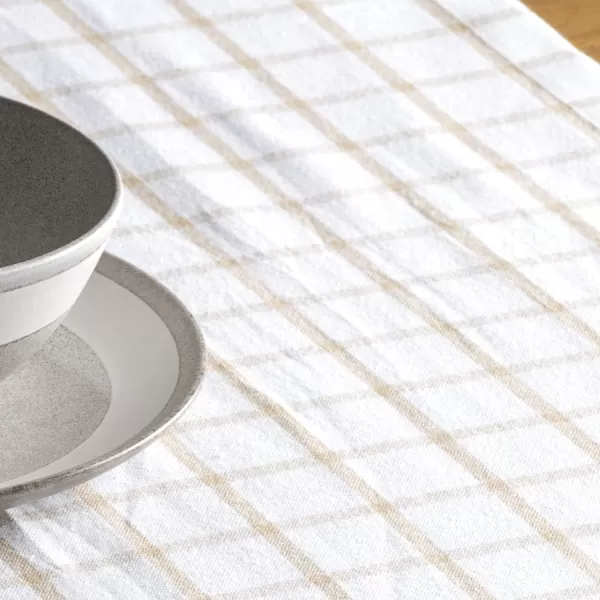 Maison d Hermine Tablerunner 100 Cotton 1450x108 Decorative Washable Table Runners for Dining Buffet Parties amp Camping Zealand  Atmosphere1450x108 Zuidholland  Latte