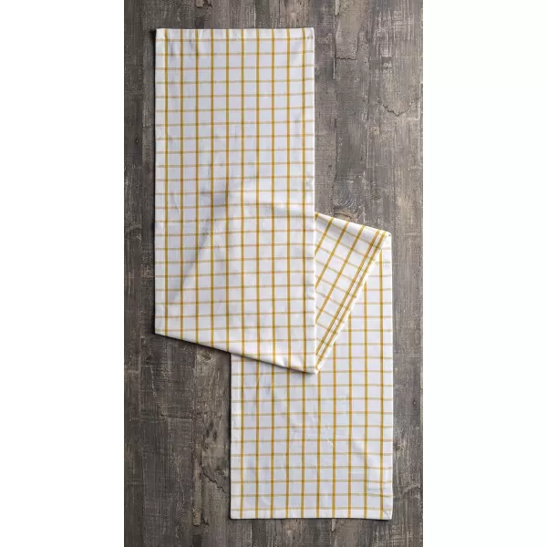 Maison d Hermine Tablerunner 100 Cotton 1450x108 Decorative Washable Table Runners for Dining Buffet Parties amp Camping Zealand  Atmosphere1450x108 Zuidholland  Nugget Gold