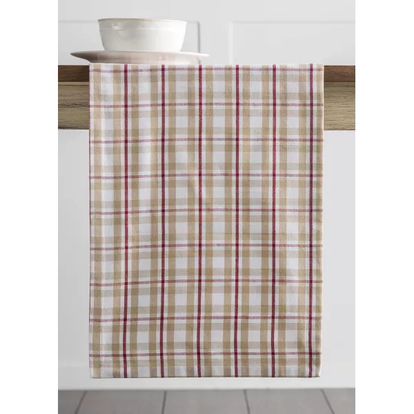 Maison d Hermine Tablerunner 100 Cotton 1450x108 Decorative Washable Table Runners for Dining Buffet Parties amp Camping Zealand  Atmosphere1450x108 Zealand  Tan