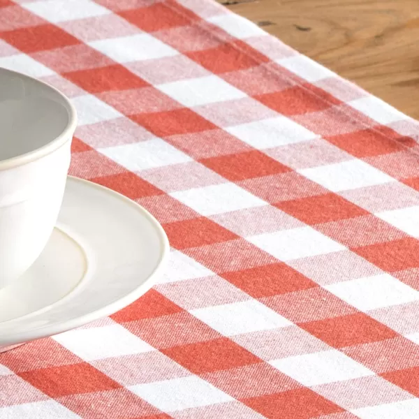 Maison d Hermine Tablerunner 100 Cotton 1450x108 Decorative Washable Table Runners for Dining Buffet Parties amp Camping Zealand  Atmosphere1450x72 Rosmalen  Burnt Ochre