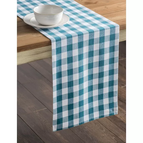 Maison d Hermine Tablerunner 100 Cotton 1450x108 Decorative Washable Table Runners for Dining Buffet Parties amp Camping Zealand  Atmosphere1450x72 Rosmalen  Ocean Depths