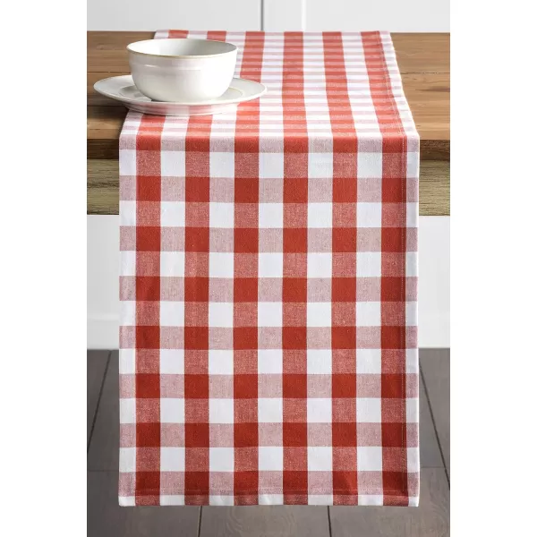Maison d Hermine Tablerunner 100 Cotton 1450x108 Decorative Washable Table Runners for Dining Buffet Parties amp Camping Zealand  Atmosphere1450x72 Rosmalen  Burnt Ochre