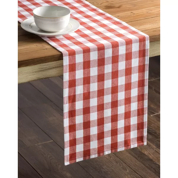 Maison d Hermine Tablerunner 100 Cotton 1450x108 Decorative Washable Table Runners for Dining Buffet Parties amp Camping Zealand  Atmosphere1450x72 Rosmalen  Burnt Ochre