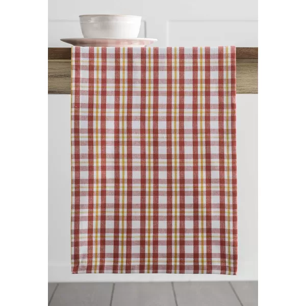 Maison d Hermine Tablerunner 100 Cotton 1450x108 Decorative Washable Table Runners for Dining Buffet Parties amp Camping Zealand  Atmosphere1450x72 Zealand  Burnt Ochre