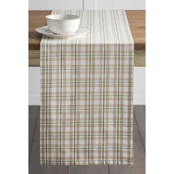 Maison d Hermine Tablerunner 100 Cotton 1450x108 Decorative Washable Table Runners for Dining Buffet Parties amp Camping Zealand  Atmosphere1450x72 Zealand  Latte