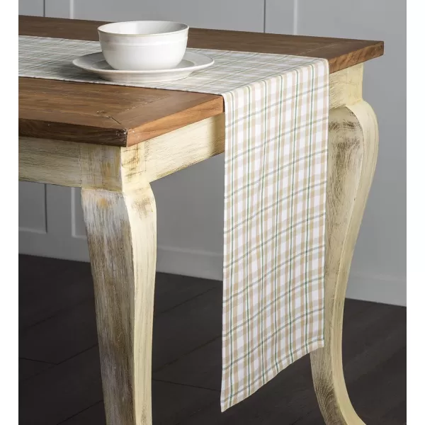 Maison d Hermine Tablerunner 100 Cotton 1450x108 Decorative Washable Table Runners for Dining Buffet Parties amp Camping Zealand  Atmosphere1450x72 Zealand  Latte