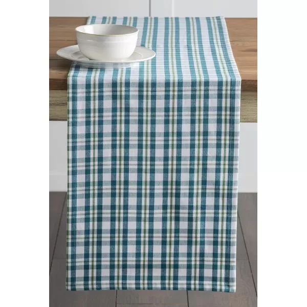 Maison d Hermine Tablerunner 100 Cotton 1450x108 Decorative Washable Table Runners for Dining Buffet Parties amp Camping Zealand  Atmosphere1450x72 Zealand  Ocean Depth
