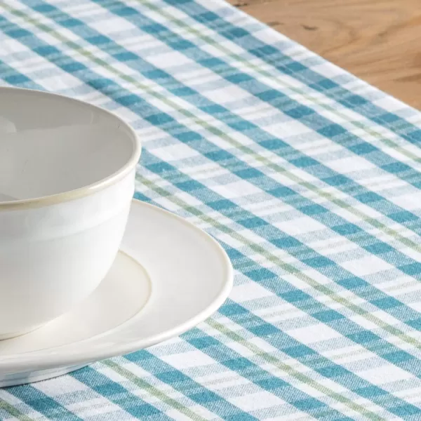 Maison d Hermine Tablerunner 100 Cotton 1450x108 Decorative Washable Table Runners for Dining Buffet Parties amp Camping Zealand  Atmosphere1450x72 Zealand  Ocean Depth