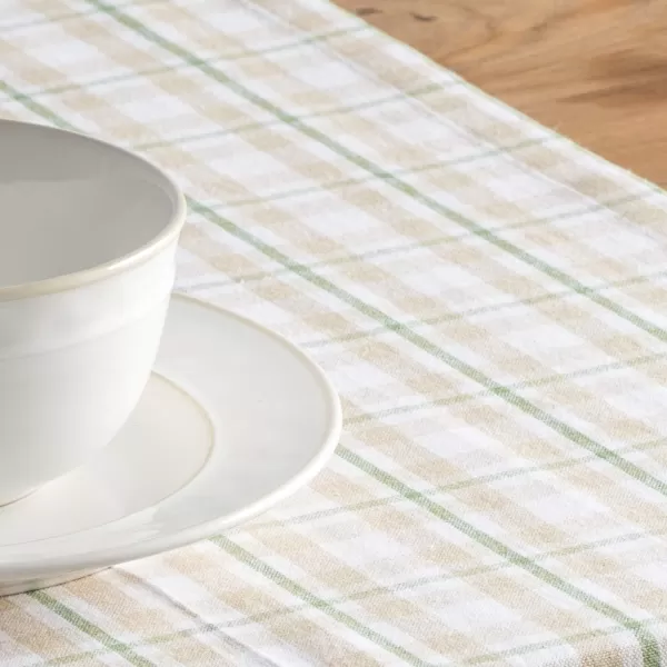 Maison d Hermine Tablerunner 100 Cotton 1450x108 Decorative Washable Table Runners for Dining Buffet Parties amp Camping Zealand  Atmosphere1450x72 Zealand  Latte