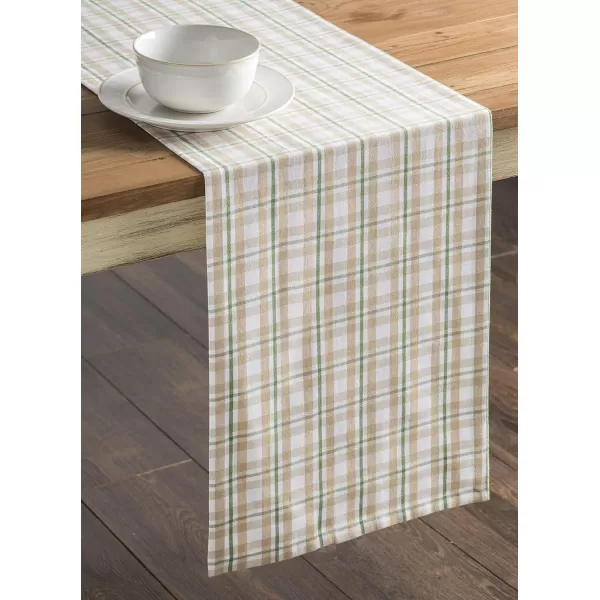 Maison d Hermine Tablerunner 100 Cotton 1450x108 Decorative Washable Table Runners for Dining Buffet Parties amp Camping Zealand  Atmosphere1450x72 Zealand  Latte