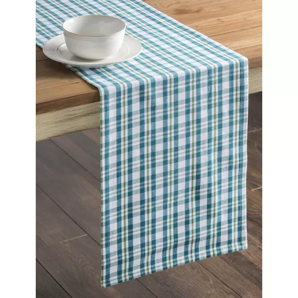 Maison d Hermine Tablerunner 100 Cotton 1450x108 Decorative Washable Table Runners for Dining Buffet Parties amp Camping Zealand  Atmosphere1450x72 Zealand  Ocean Depth
