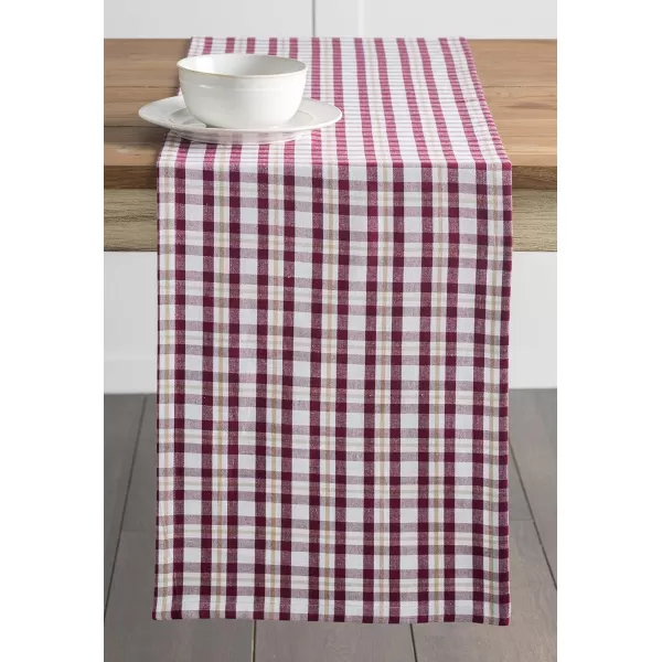 Maison d Hermine Tablerunner 100 Cotton 1450x108 Decorative Washable Table Runners for Dining Buffet Parties amp Camping Zealand  Atmosphere1450x72 Zealand  Rhododendron
