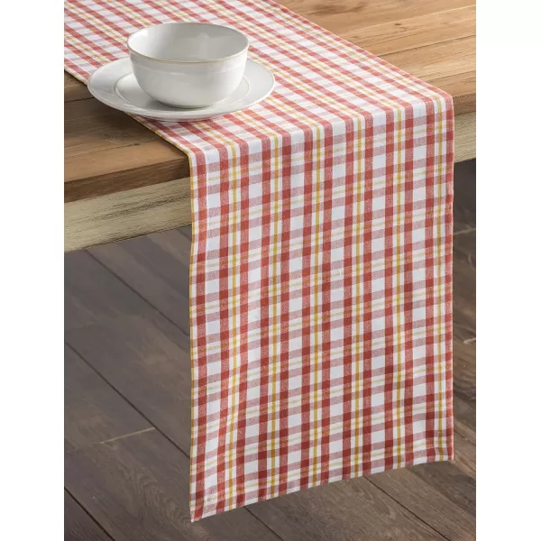 Maison d Hermine Tablerunner 100 Cotton 1450x108 Decorative Washable Table Runners for Dining Buffet Parties amp Camping Zealand  Atmosphere1450x72 Zealand  Burnt Ochre