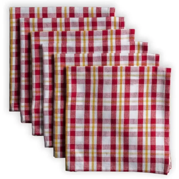 Maison d Hermine Napkin 100 Cotton 18 Inch x 18 Inch Dinner Napkins Decorative Washable Cloth Napkin Set of 6 for Dining Buffet Parties amp Camping Zealand  RhododendronZealand  Samba