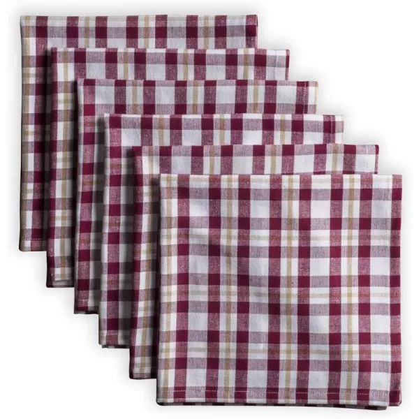 Maison d Hermine Napkin 100 Cotton 18 Inch x 18 Inch Dinner Napkins Decorative Washable Cloth Napkin Set of 6 for Dining Buffet Parties amp Camping Zealand  RhododendronZealand  Rhododendron