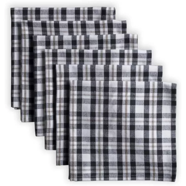 Maison d Hermine Napkin 100 Cotton 18 Inch x 18 Inch Dinner Napkins Decorative Washable Cloth Napkin Set of 6 for Dining Buffet Parties amp Camping Zealand  RhododendronZealand  Moonless Night